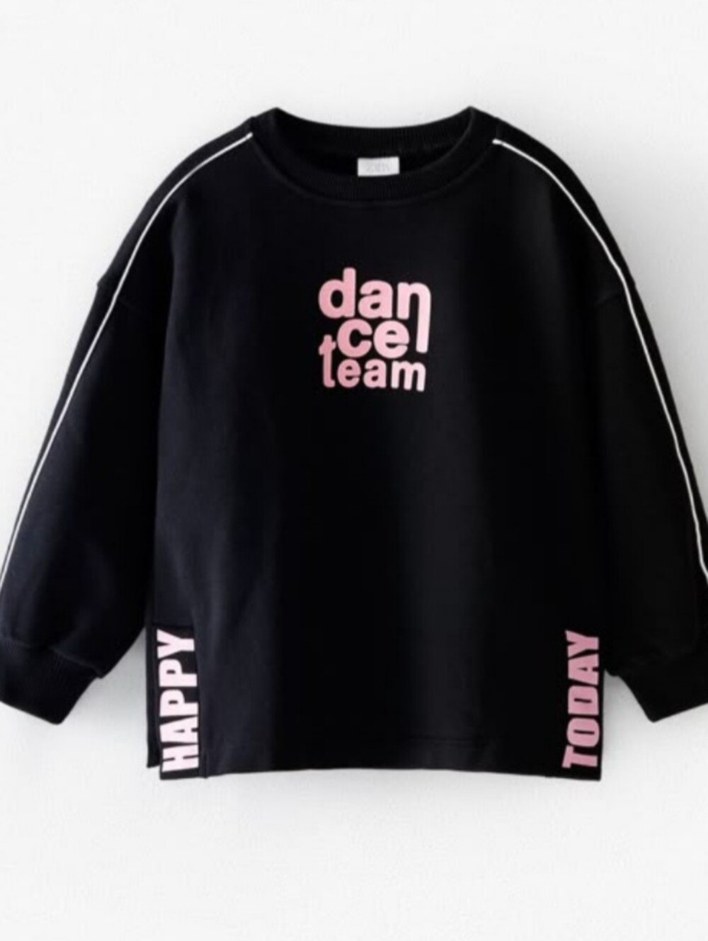 Zara Girls Dance Team Sweatshirt 13-14Y (164 cm) 100% Cotton Made in Portugal